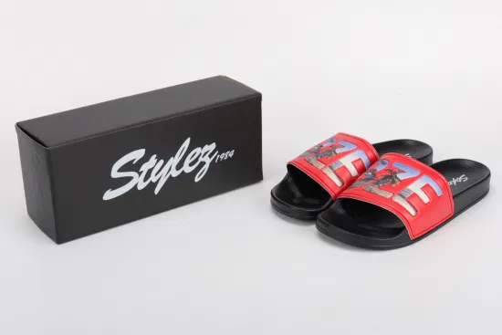 Zapatos personalizados de EVA de la PU del PVC de los deslizadores de la sandalia de la diapositiva de los hombres ligeros